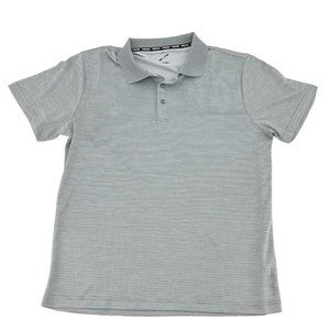 Head | Men's Polo Shirt | Grey & White | Size L